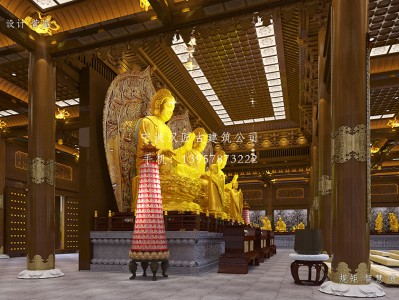 昆明寺庙大雄宝殿装修设计施工