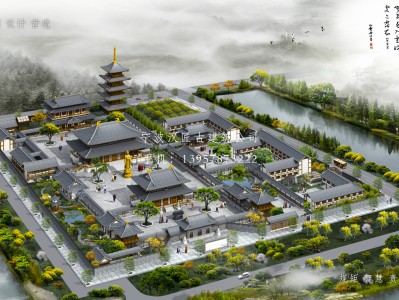 昆明寺庙建筑总体规划方案