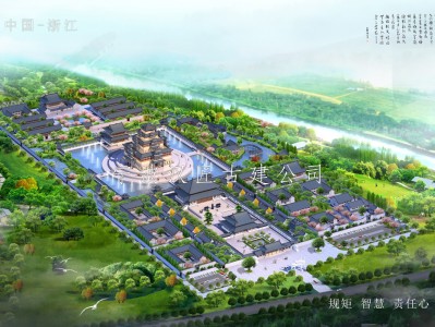 昆明古建筑工程施工方案总体规划图